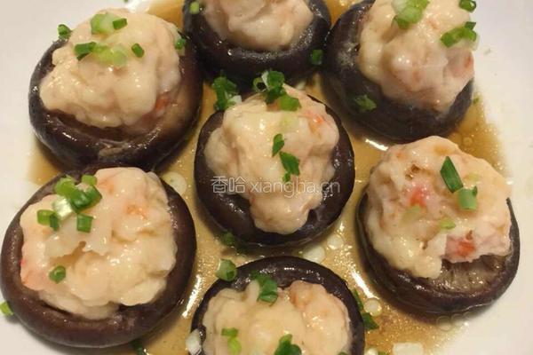 虾泥香菇酿的做法图解4