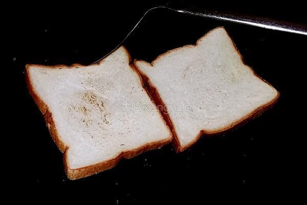 简易火腿三明治的做法图解2