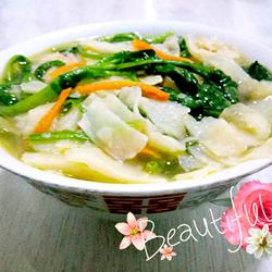菠菜烩饼的做法[图]
