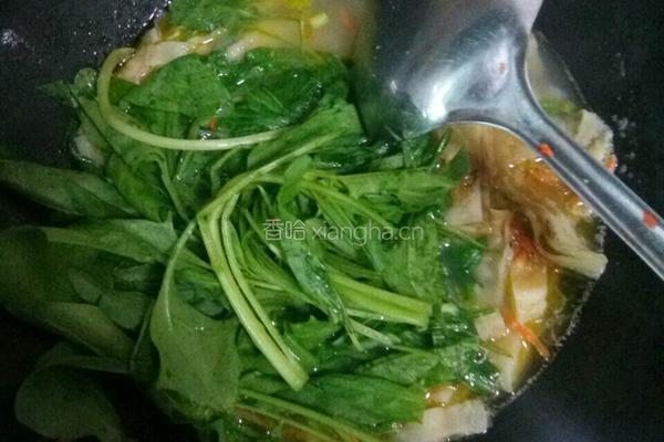 菠菜烩饼的做法图解5