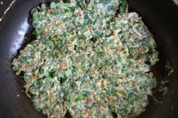 马齿笕鸡蛋煎饼的做法图解5