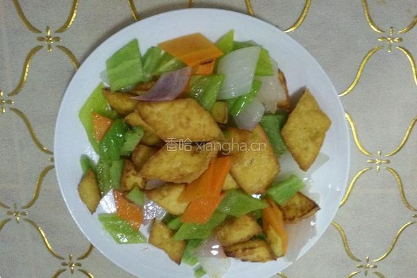 清炒时蔬豆腐的做法图解13