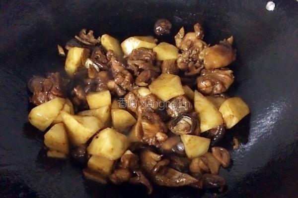 土豆烧鸡块的做法图解7
