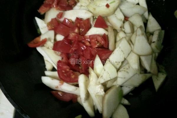油面筋烧茄子的做法图解6