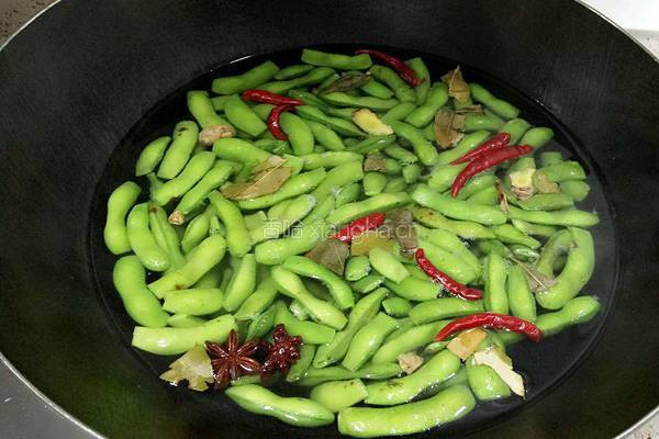 香辣毛豆的做法图解5