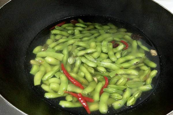 香辣毛豆的做法图解6