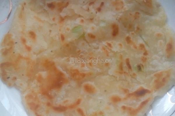 烫面葱花烙饼的做法图解11