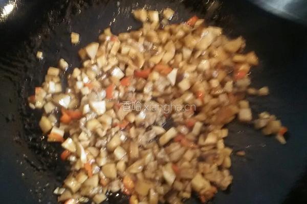 香菇酿肉的做法图解4
