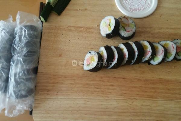 紫菜包饭的做法图解8