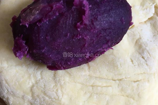 自制南瓜紫薯饼的做法图解4
