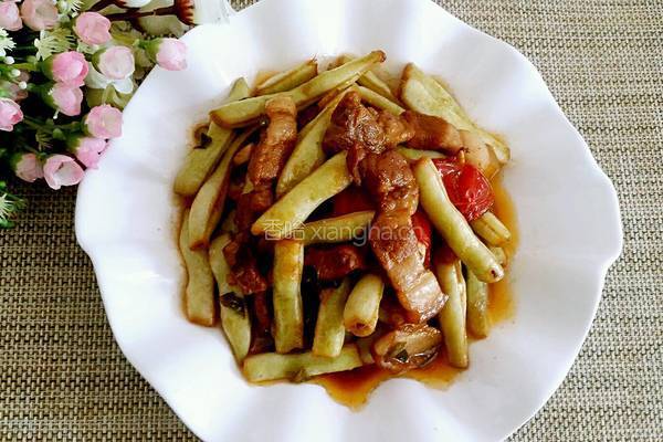 家常猪肉炖豆角