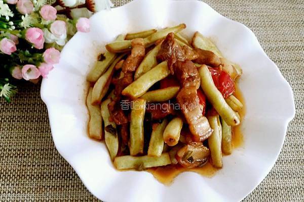 家常猪肉炖豆角的做法图解9