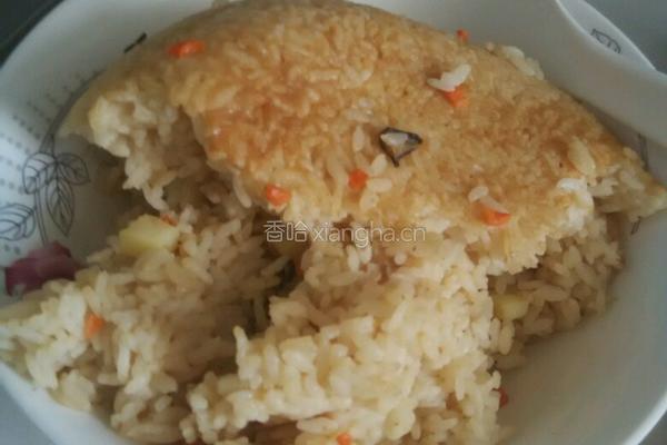 火腿炒饭的做法图解1