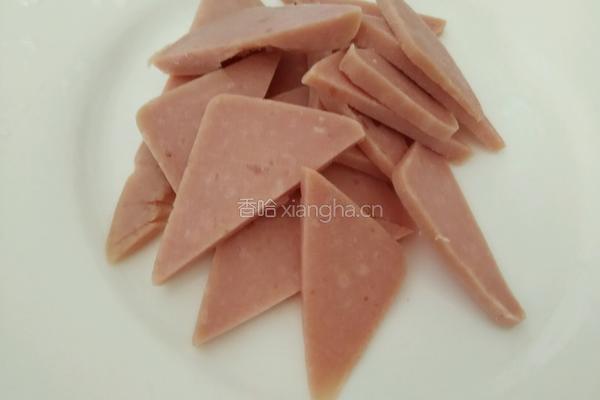 西红柿平菇炒午餐肉的做法图解3