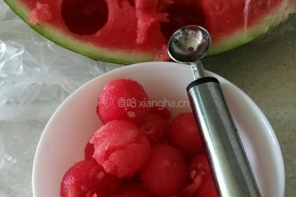 西瓜牛奶西米露的做法图解6