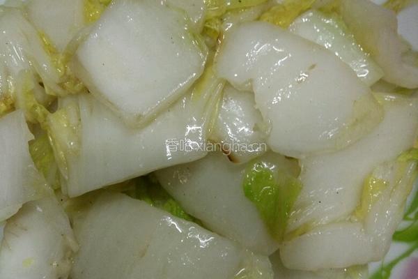 鱼香白菜的做法图解5