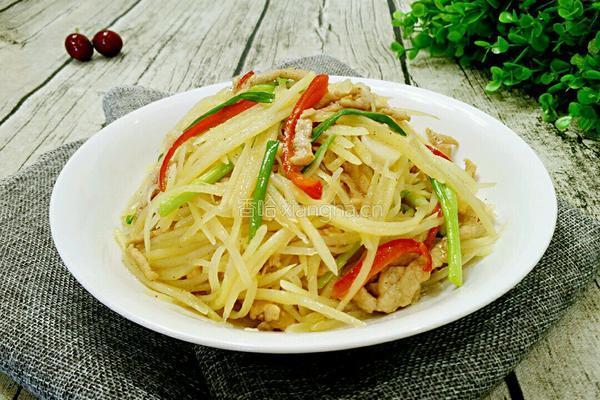 土豆丝炒肉的做法图解13