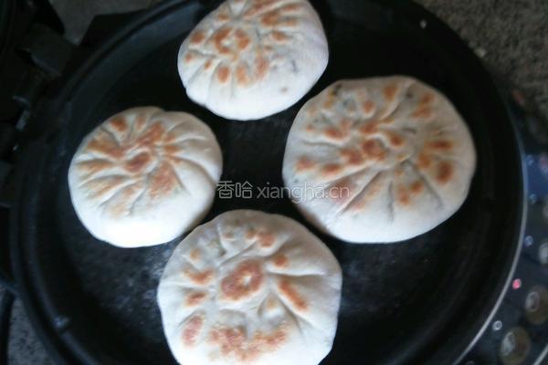 香煎梅干菜肉饼的做法图解11