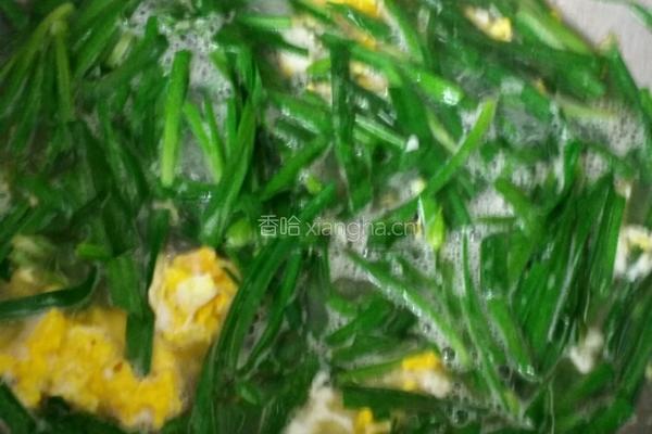 韭菜鸡蛋汤的做法图解6