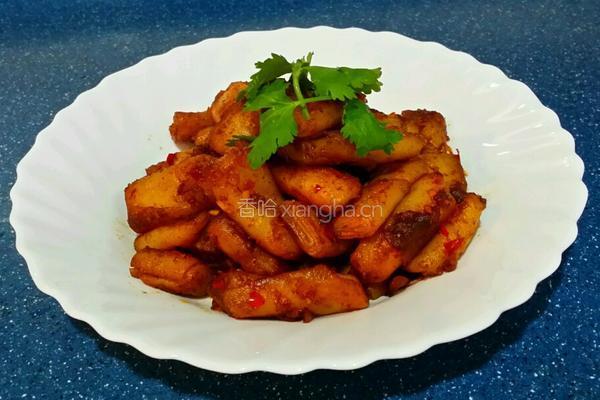 混醬炒腸粉的做法图解4