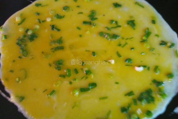 葱香鸡蛋卷饼的做法图解4