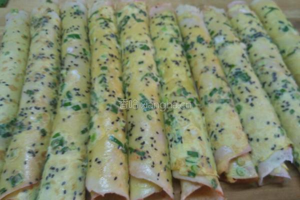 葱香鸡蛋卷饼的做法图解9