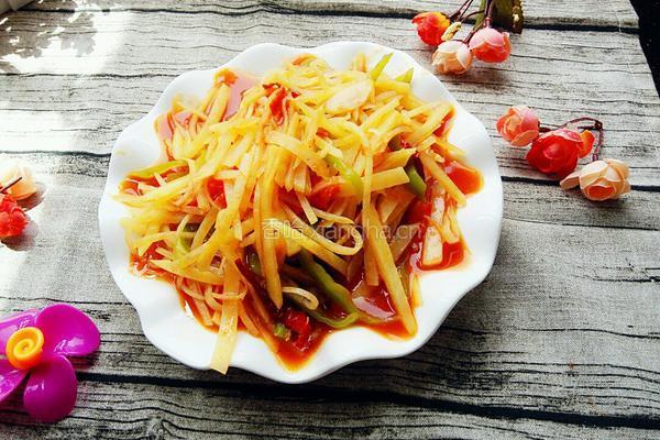 土豆丝的做法图解9