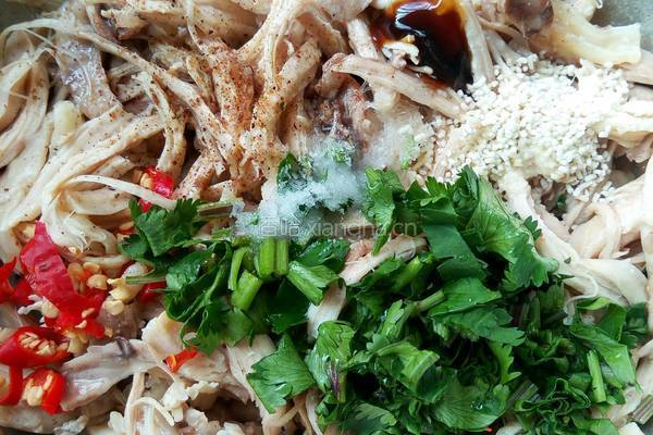 傣味手撕鸡腿的做法图解5