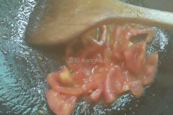 番茄菜花的做法图解5
