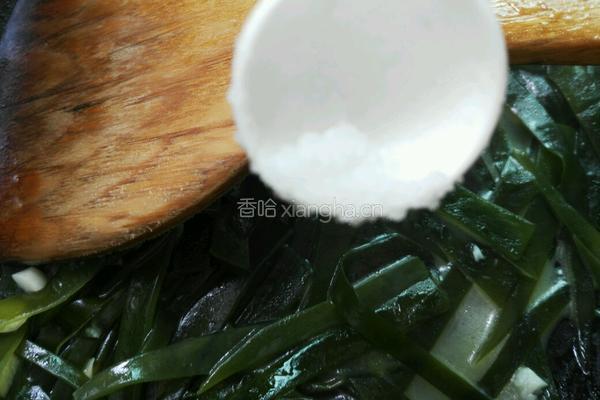 素炒海带的做法图解6