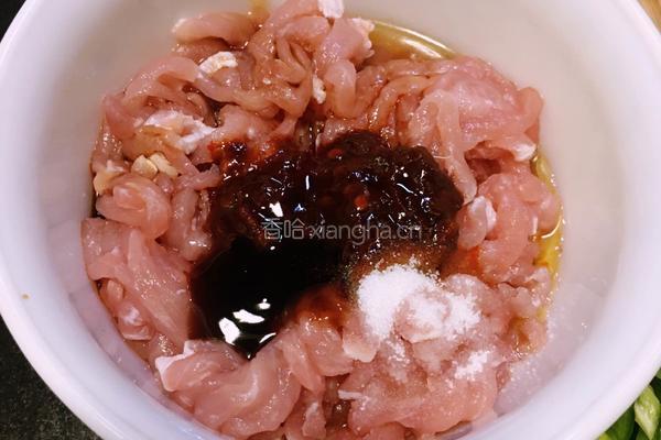 青椒肉丝的做法图解3