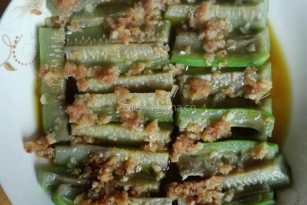蒜蓉丝瓜的做法图解5
