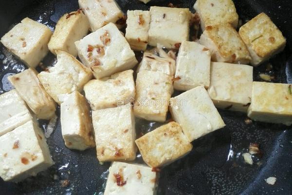 豆腐烧口蘑的做法图解6