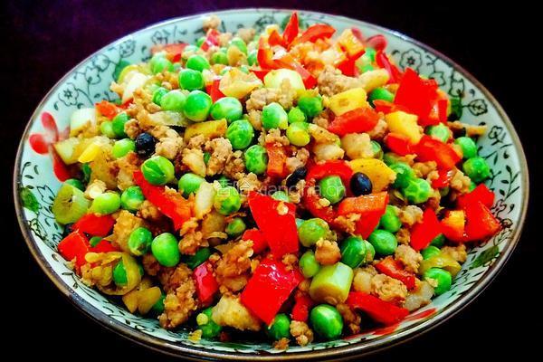 豌豆炒肉末的做法图解10