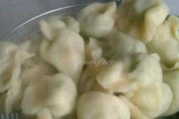 韭菜莲藕饺子的做法图解2