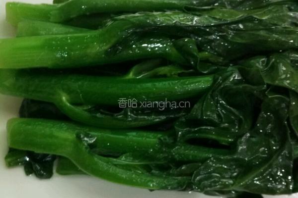 肉末芥兰的做法图解4