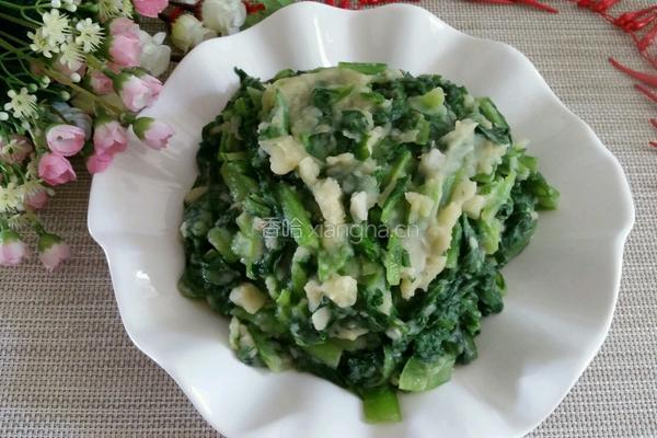 土豆泥小白菜的做法图解12