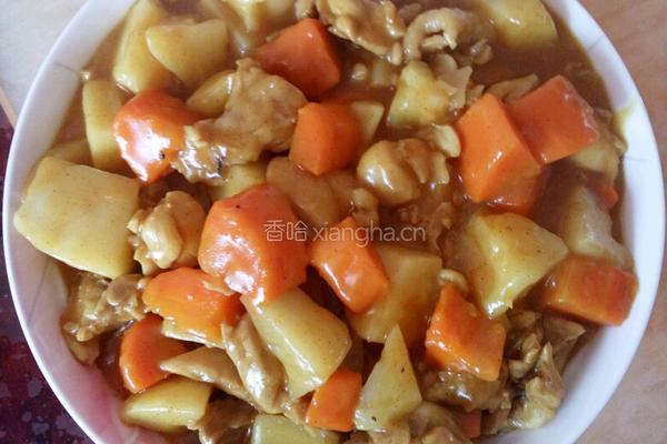咖喱鸡肉饭的做法图解5