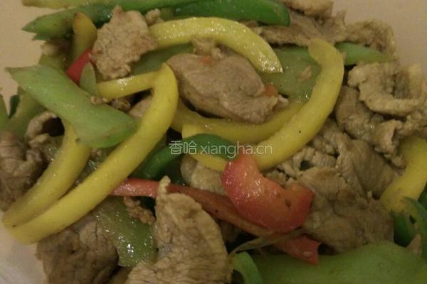 彩椒孜然肉