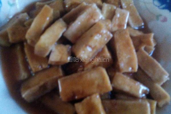 糖醋炸豆腐的做法图解3