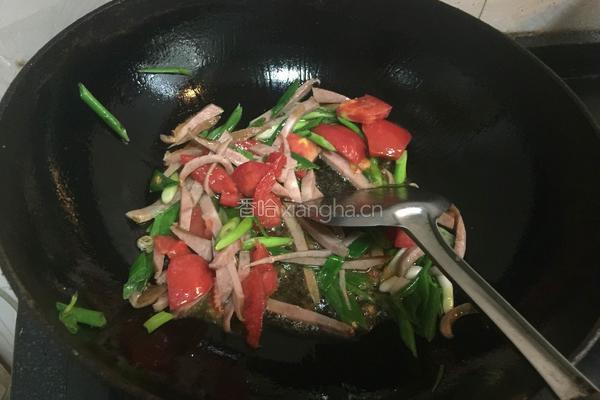 西红柿炒豇豆疙瘩的做法图解6