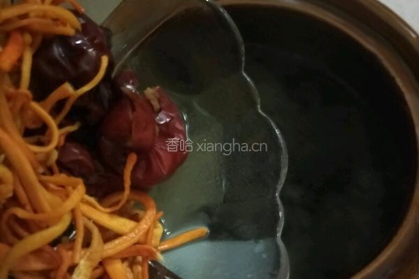 虫草花煲土鸡汤的做法图解5