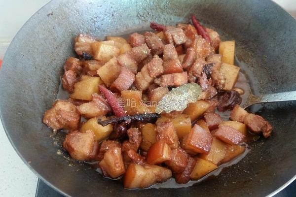 红烧肉炖土豆的做法图解10