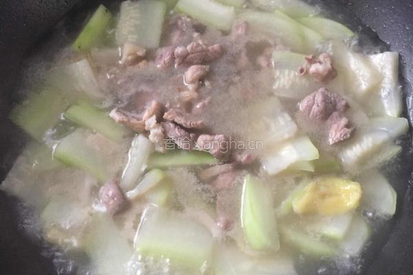 节瓜瘦肉汤的做法图解5