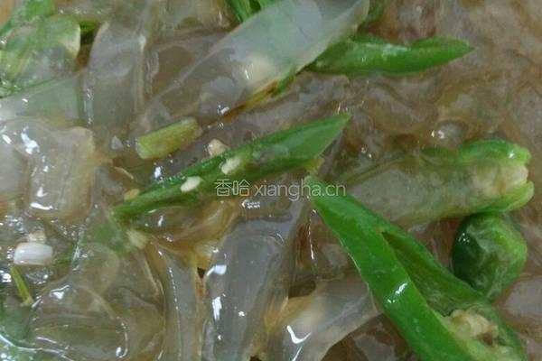 辣椒炒凉粉皮的做法图解4