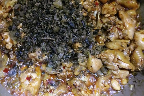 芽菜米双椒鸡的做法图解8