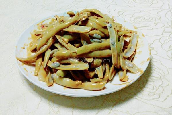 麻汁蒜泥拌芸豆的做法图解6
