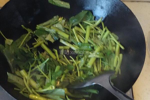 清炒空心菜的做法图解3