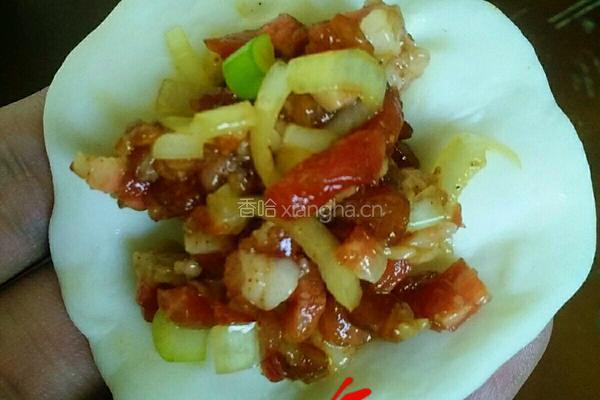 猪肉大葱水饺的做法图解6