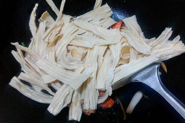 腐竹炒肉的做法图解6